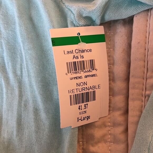 Vince Shirt‎ Womens XL Blue Collared Slim Fit Button Front Cotton Top - Picture 6 of 9